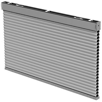 With 2” wide headrail and 1” wide cellular (honeycomb) fabric