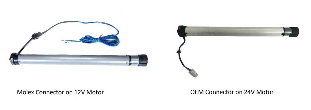 Cableado del motor 4280P con límites mecánicos (2 cables)